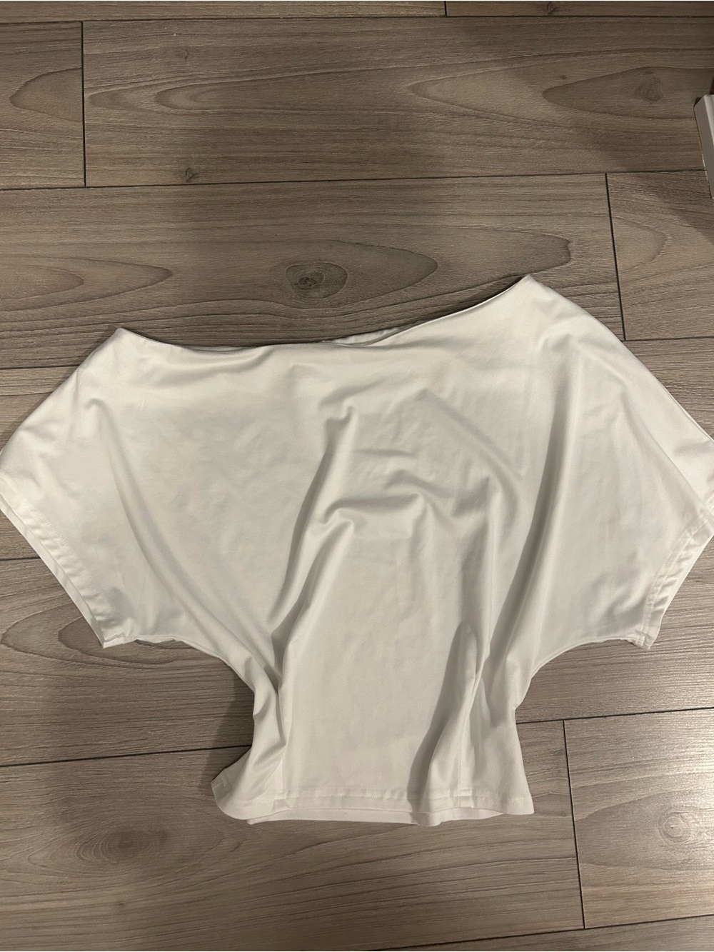 Women’s White Off-Shoulder Batwing Top